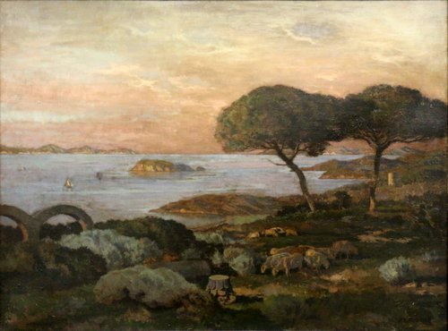 Paysage de Provence, Bormes-les-Mimosas, , René Ménard