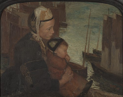 Fille de Penmarc'h, 1892, Émile Auguste Wéry