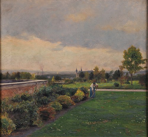 Vue prise du Parc Pommery en 1894, 1894, Émile Barau
