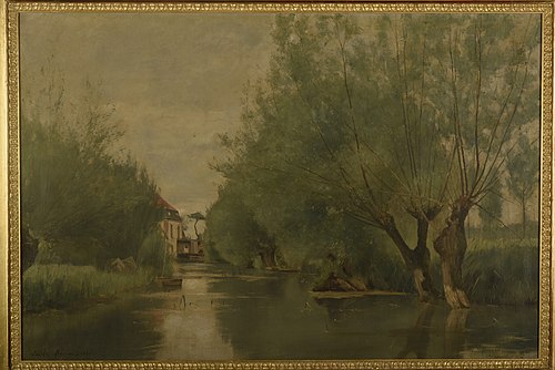 La Vesle à Sept-Saulx, 1886, Émile Barau