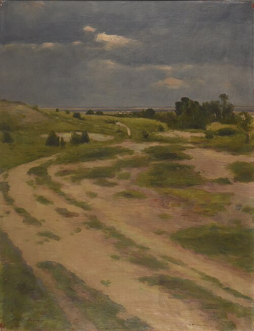 Le Chemin des sables à Chenay, Les Tournelles, 1896, Émile Barau