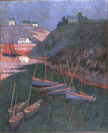 Le port de Brigneau, 1900, Émile Jourdan