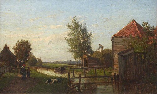 English Landscape, 1859, Émile Lambinet