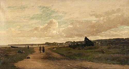 Coast Scene, 1867, Émile Lambinet