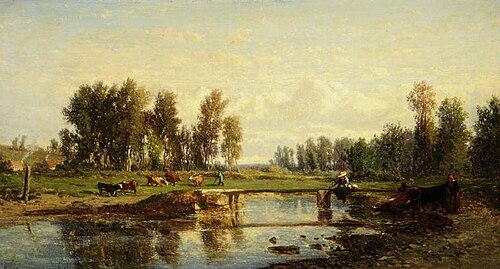 Landscape, 1866, Émile Lambinet