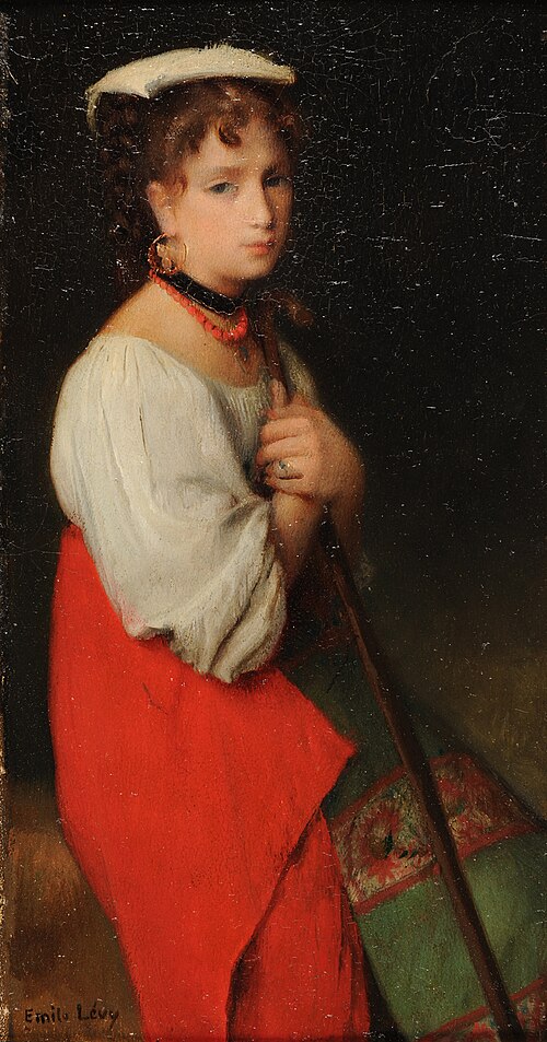 Bergère italienne, , Émile Lévy