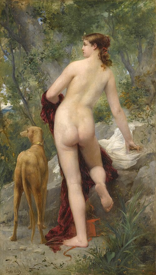 Diane dans la forêt, 1883, Émile Lévy
