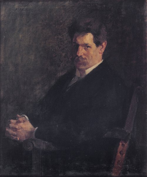 Portrait du docteur Albert Schweitzer, 1912, Émile Schneider