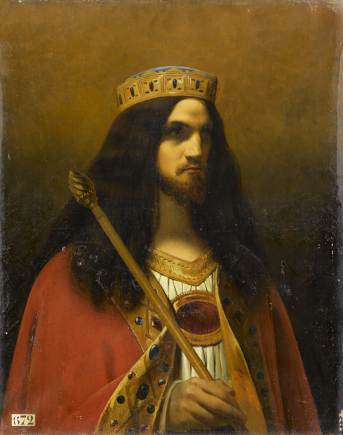 Childeric III, King of the Franks, 1837, Émile Signol