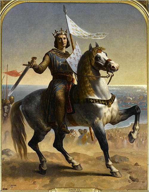 Louis IX, dit Saint Louis, Roi de France (1215-1270), 1844, Émile Signol