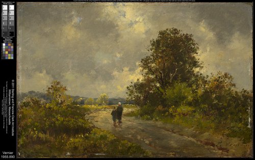 Paysage, 1870, Émile Louis Vernier