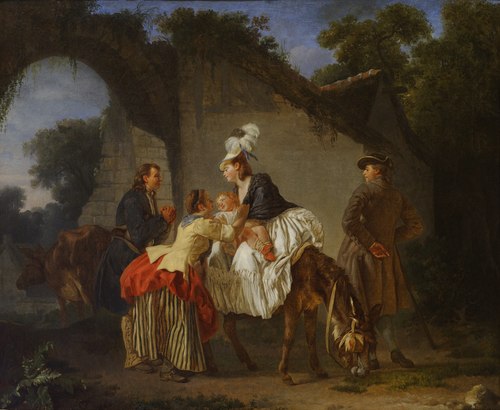 Farewell to the Wet Nurse, 1776, Étienne Aubry