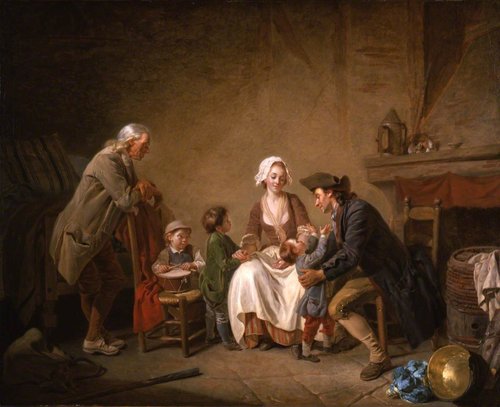 Paternal Love, 1775, Étienne Aubry