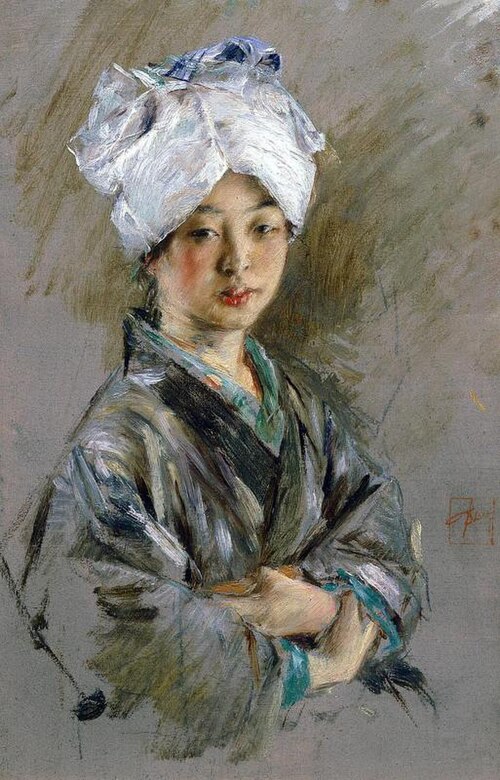 Japanese Woman, 1891, Robert Frederick Blum