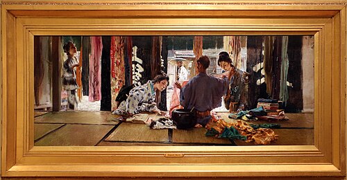 le marchand de soie, Japon, , Robert Frederick Blum