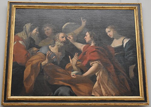 Tobie rendant la vue à son père, 1700, Louis Boullogne