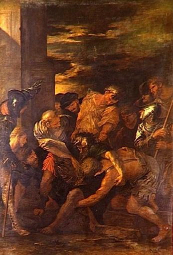 Jérémie tiré de la citerne, 1622, Salvator Rosa