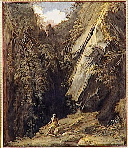Paysage avec saint Jérôme, 1670, Salvator Rosa
