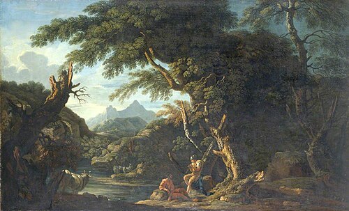 Mercury and the Woodman, , Salvator Rosa