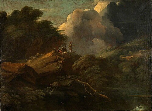 Banditti on the Bank of a River, , Salvator Rosa
