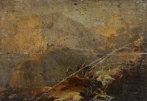 Mountainous Landscape, , Salvator Rosa
