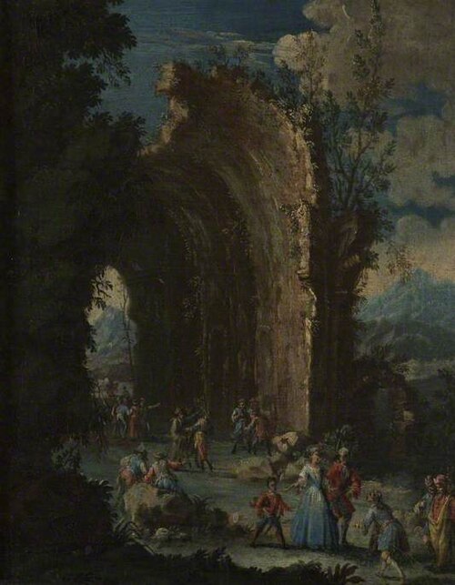 Landscape with Figures, , Salvator Rosa