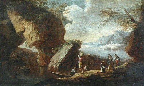 Landscape with Figures, , Salvator Rosa