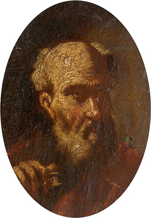 Head of an Old Man, , Salvator Rosa