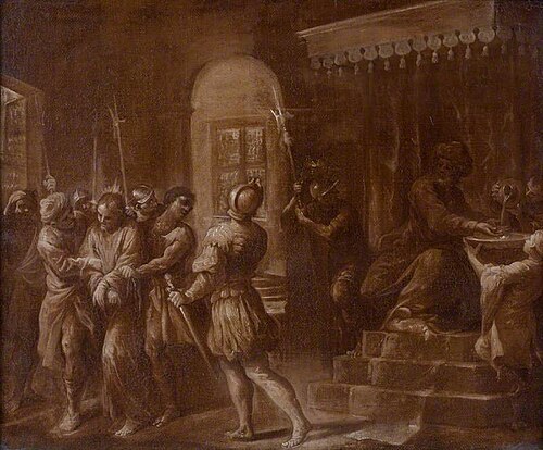 Pilate Washing His Hands, , Salvator Rosa
