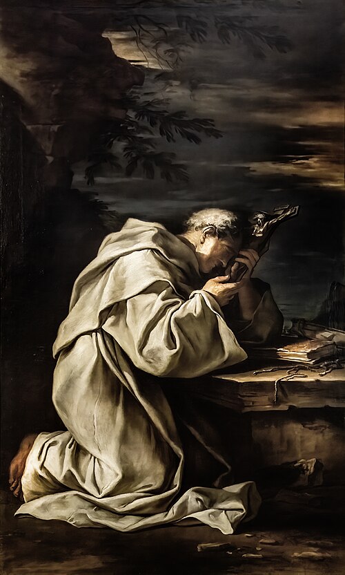 Bruno le Chartreux, 1650, Salvator Rosa