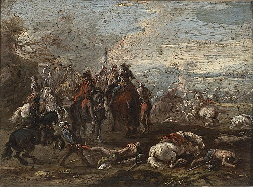 After the Battle, 1650, Salvator Rosa
