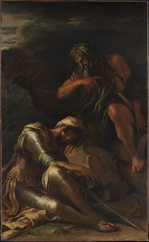 The Dream of Aeneas, 1660, Salvator Rosa