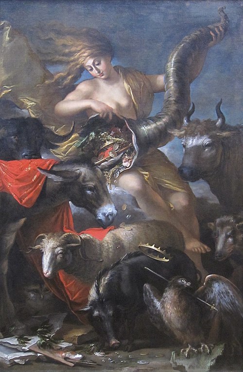 Allégorie de la Fortune, 1658, Salvator Rosa