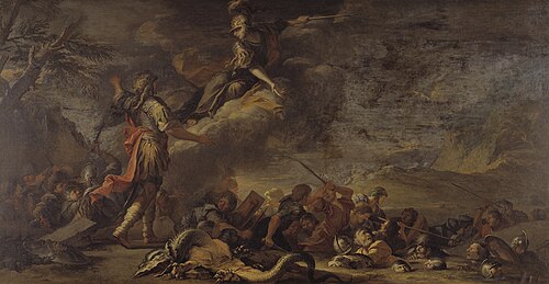 The Founding of Thebes, 1645, Salvator Rosa