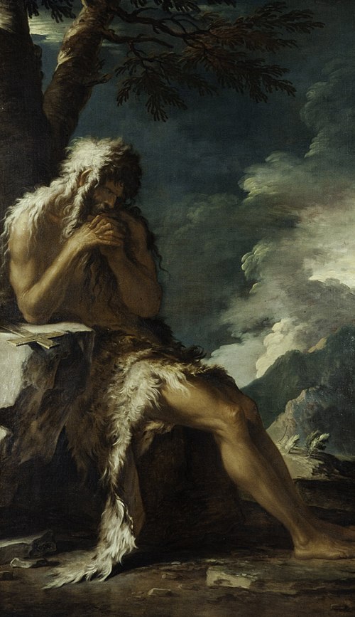 Saint Humphrey (Onuphrius), 1660, Salvator Rosa