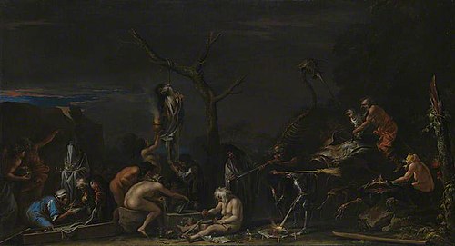 Witches at their Incantations, 1646, Salvator Rosa