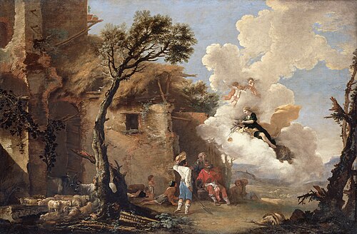 Return of Astrea, 1642, Salvator Rosa