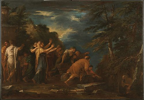 Pythagoras Emerging from the Underworld, 1662, Salvator Rosa