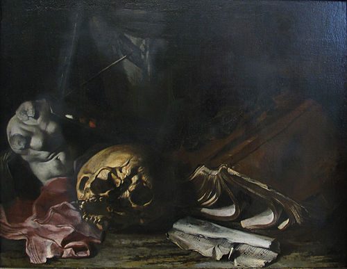 Nature morte, 1673, Salvator Rosa