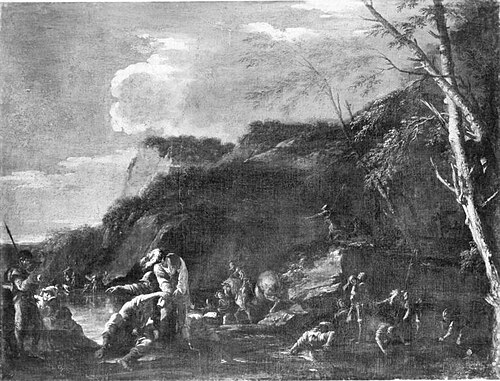 Das Kriegsvolk des Gideon, 1644, Salvator Rosa