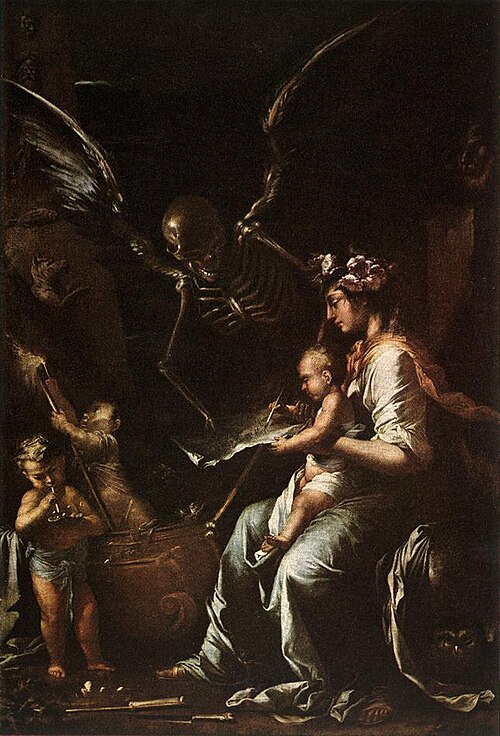 L'Umana Fragilità, 1656, Salvator Rosa