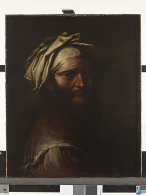 Head of a Man with a Turban, 1652, Salvator Rosa
