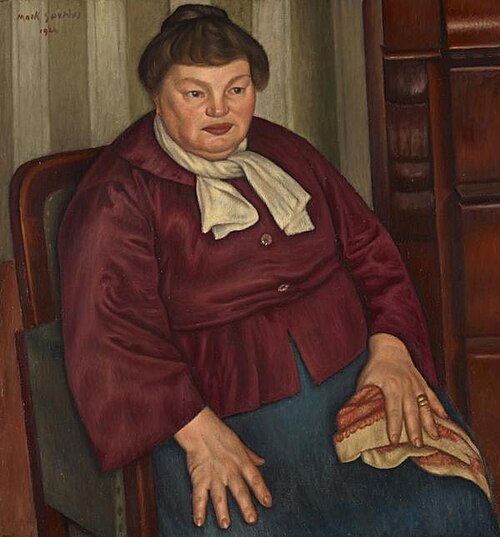 Portrait of the Artist's Mother, 1924, Mark Gertler