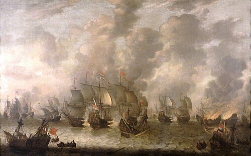 The Battle of Scheveningen, 31 July 1653, 1654, Abraham Beerstraaten