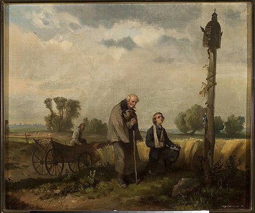 Son's return (insurgent), 1861, Franciszek Kostrzewski