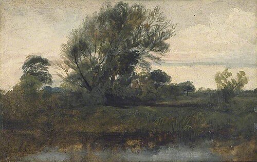 Landscape with Willow Tree, 1810, Peter De Wint