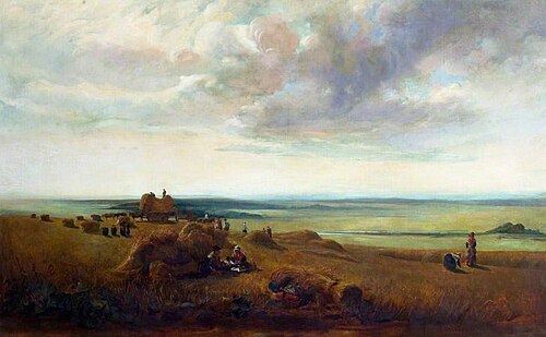 Lincolnshire Cornfield near Horncastle, 1815, Peter De Wint
