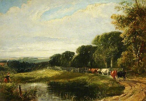 The Wayside Pool, , Peter De Wint