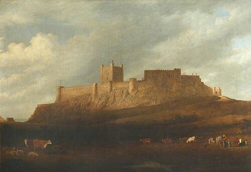 Bamburgh Castle, , Peter De Wint