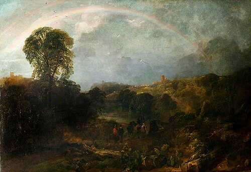 Landscape with a Rainbow, , Peter De Wint